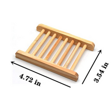 Load image into Gallery viewer, Bamboo-Wooden Draining Soap Dish