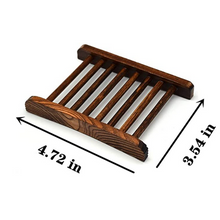 Load image into Gallery viewer, Bamboo-Wooden Draining Soap Dish